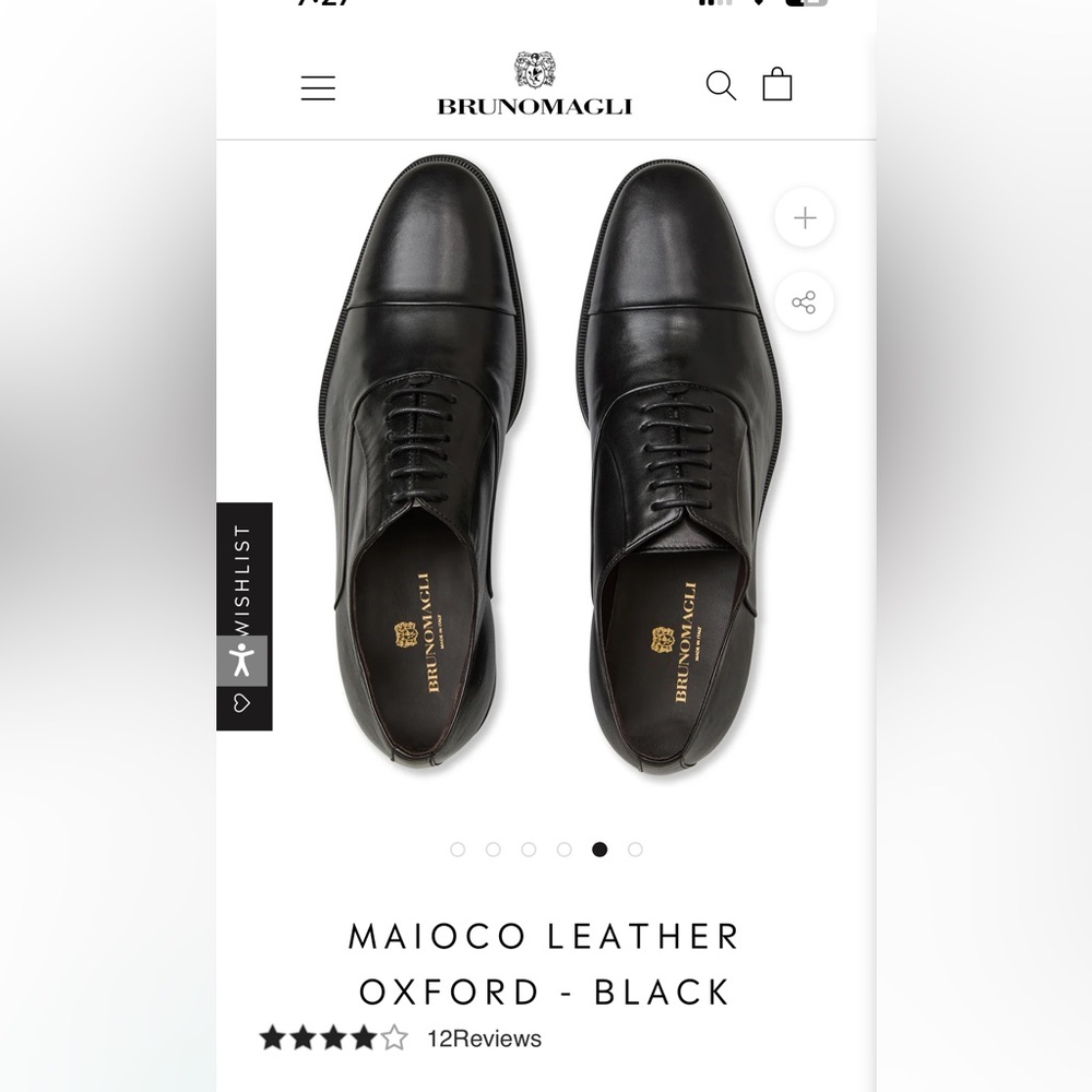 Bruno Magli Leather Oxford Shoes